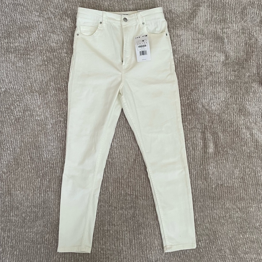 Baralha White High Waist Skinny Jeans